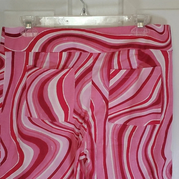 Zara Womens Cropped Linen Blend Pants - Picture 4 of 12